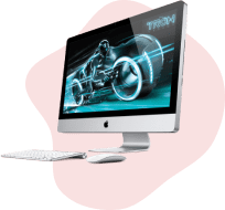 Image of a white desktop