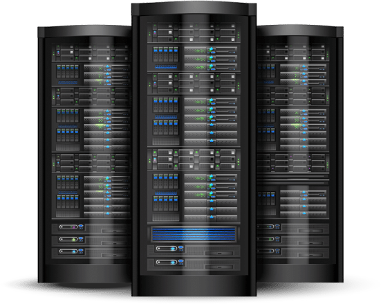 Image of three servers showing the collection