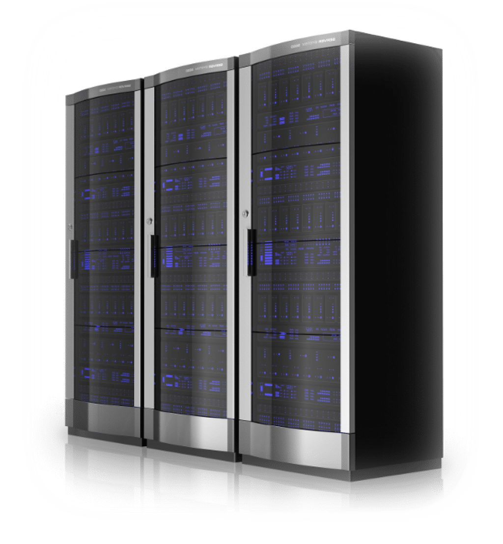 Image of three servers showing the available options